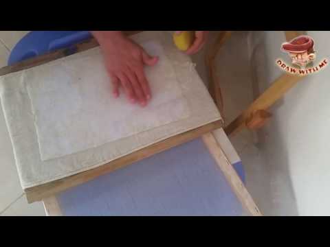 DWM-كيف تصنع ورق رسم في المنزل- How to make a drawing paper at home