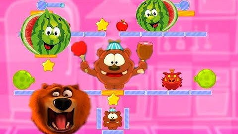 Hungry Little Bear Om Nom 🐻 Gameplay Walkthrough Part - All Levels/Chapters/Episodes (iOS, Android)