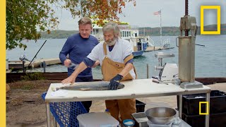 Gordon Makes Smoked Fish Sausage | Gordon Ramsay: Uncharted