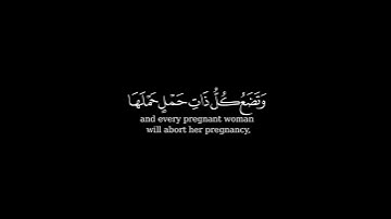من سورة الحج | إن زلزلة الساعة شيء عظيم | ايات قرانية خلفية سوداء  القارئ رعد الكردي #كرومات_قرآن