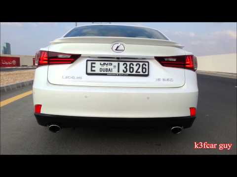 2015 Lexus IS350 Exhaust Sound, 0-100 & Acceleration