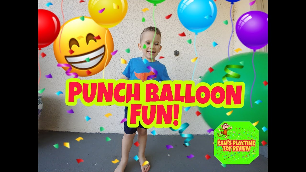 PUNCHING BALLOON BALLOONS FOR KIDS YouTube