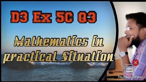 Q3 || Ex-5C || NSM || D3 ||  Application of mathematics in practical situation || in Urdu Hindi