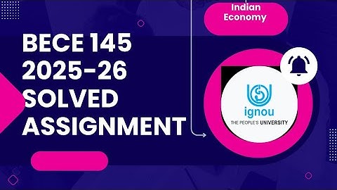 BECE 145 Solved assignment 2025-26 New Assignment 