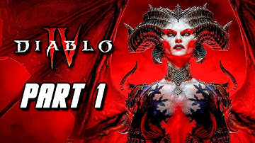 Diablo 4 Gameplay Walkthrough Part 1 - Rogue Class (PS5)