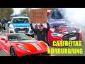 Nrburgring carfreitag 2024  crazy people polizei fails burnouts