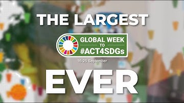 Global Week to #Act4SDGs 2022 Highlights Video