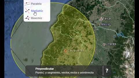 Centro del círculo con GeoGebra