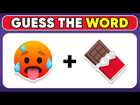 Guess the WORD by Emojis? 🤔 Emoji Quiz