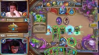 Fr0zen vs tom60229 Hearthstone World Championship 2018 Grand Finals