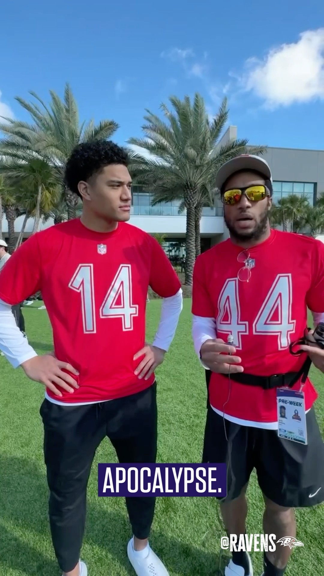 Which teammate do you want by your side in a zombie apocalypse?? Pro Bowl Sunday at 3 pm on ESPN/ABC