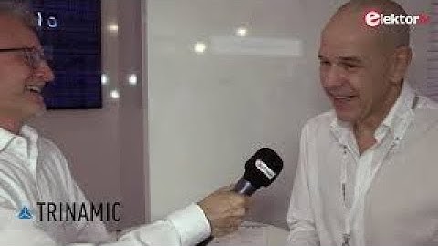 Trinamic at electronica 2018 - Interview with Michael Randt (Founder & CEO)