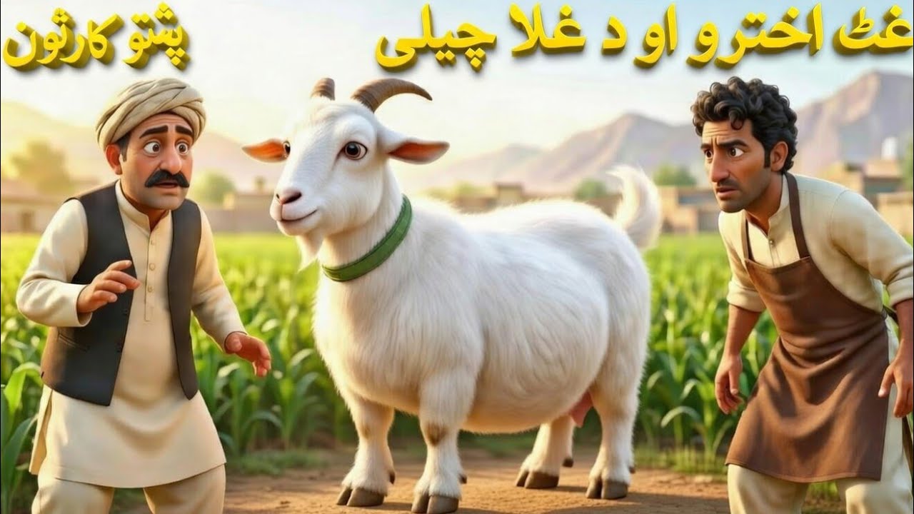 غٹ اختر او د غلا چیلئ | Eid ul Adha and the Stolen Goat | Pashto Cartoon Creator | Subscribe Now