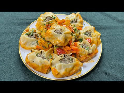 МАНТЫ НА СКОВОРОДЕ ♥️ПРОСТО И ОЧЕНЬ ВКУСНО