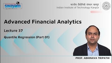 Lecture 37: Quantile Regression (Part 01)