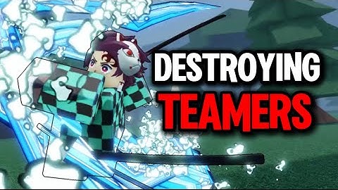 WATER BREATHING vs ALL TEAMERS | Rogue Demon