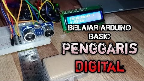 Membuat Penggaris Digital | Belajar Arduino Dasar