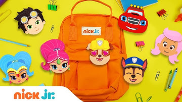 Back to School Emoji Craft Video w/ PAW Patrol, Blaze 🔥& More! | Stay Home #WithMe | Nick Jr.