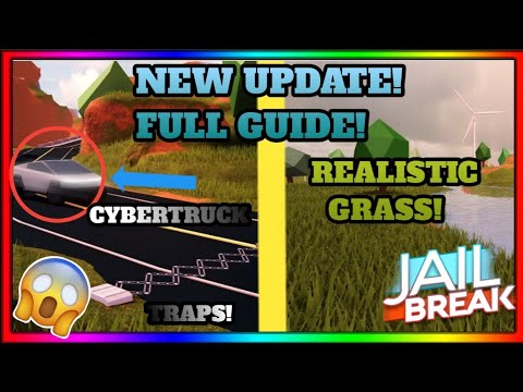 Full Guide New Jailbreak Update New Cybertruck Spike Traps Grass And More Coolgamez Let S Play Index - roblox jailbreak cybertruck