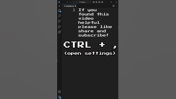 Turn on Scroll Zoom in VSCode #vscode #scroll #zoom