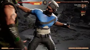 MK1 sub zero fatal blow combo (42%)
