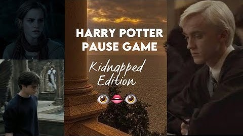 HARRY POTTER PAUSE GAME! || Kidnapped Edition ✨ || 👁️👄👁️