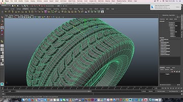 How to model a treaded tire Part 02
