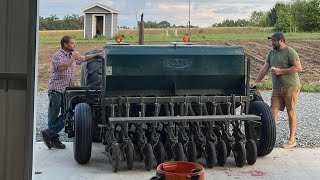 Marking off and seed drill sowing flowers in the field for fall by FarmTechFlowers 100 views 11 months ago 7 minutes, 19 seconds