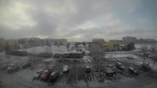 Time lapse of Denver snow, 2/6