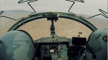 GUN RUN in a Strikemaster Jet!