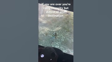 Travelling slightly faster when over encumbered in Skyrim ￼