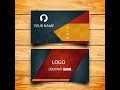 Creative business card design|How to make your own Business card in modern way by using illustrator
