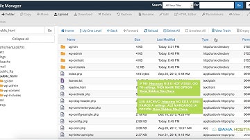 BanaHosting - Como crear, Editar y Modificar un archivo .htaccess en cPanel