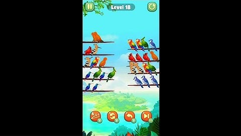 Bird Sort Level 16 to 20 ok