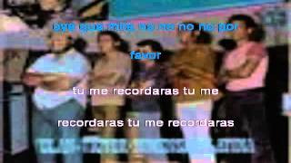 Video thumbnail of "Dimension Latina Pensando En Ti Karaoke"