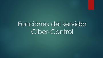 CiberControl Funciones