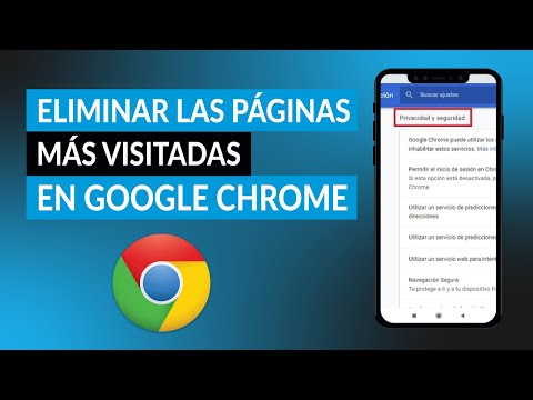 Cómo eliminar las páginas web más visitadas en GOOGLE CHROME automáticamente