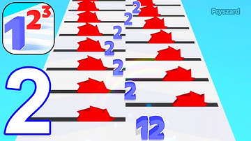 Number Master: Run and Merge - Gameplay Walkthrough Part 2 Merge Numbers All Levels 18-35 (Android)