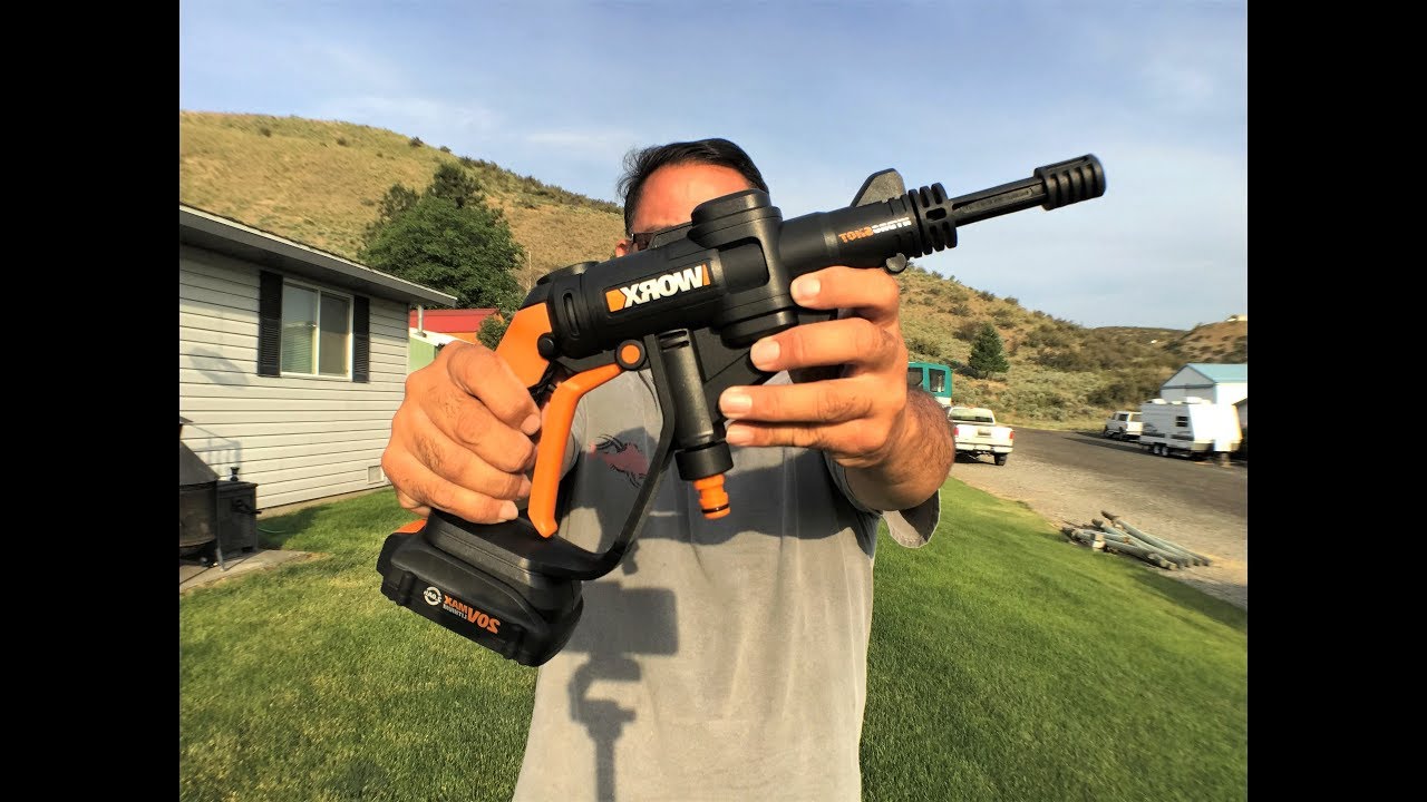 Worx Hydroshot 20V Cordless Power Cleaner with Accessories