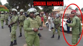 Ona Askari feki aliyevaa Gwanda alivyo taitishwa na Jeshi la Polisi kijanja!.