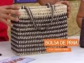 Bolsa de Praia Quadrada - Carmem Freire | Vitrine do Artesanato na TV - Gazeta