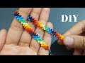 How to make a colorful beaded bracelet tutorialsimply seed beads bracelet