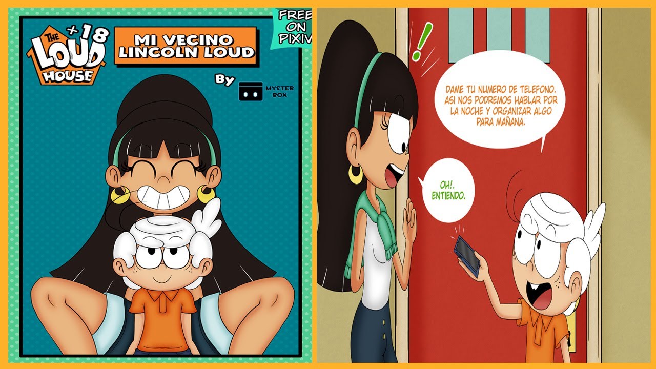 The Loud House I Mi Vecino Lincoln Loud I Comic Espanol Completo Youtube