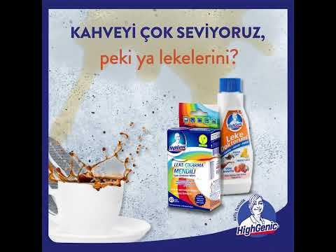 HighGenic Leke Çıkarma Mendili ve Çay, Kahve, Meyve, Sebze Leke Çıkarıcı