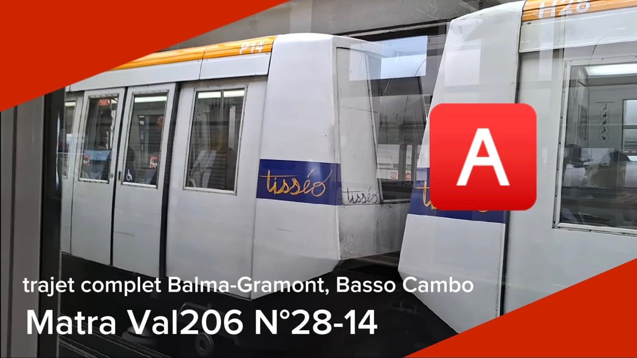 Tisséo - Matra Val206 N°28-14 Trajet complet (Balma-Gramont, Basso Cambo)