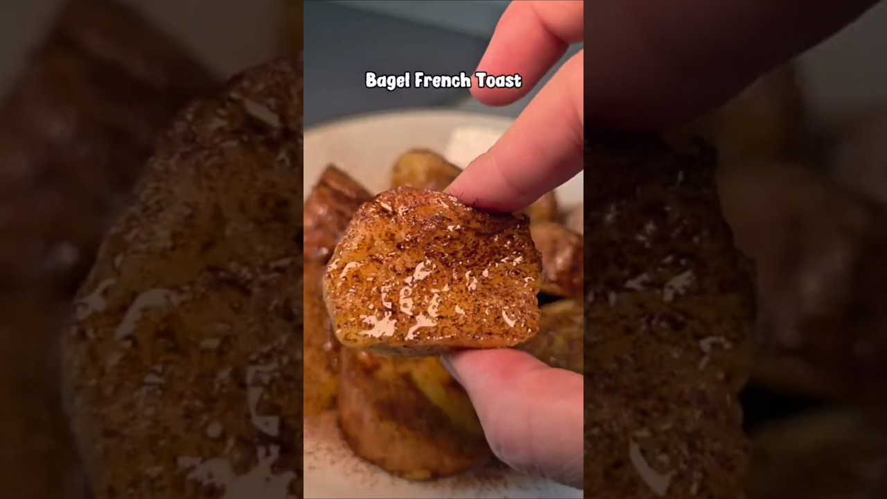 Bagel French Toast | Easy Breakfast Idea 