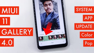 Miui 11 System App Update | Miui 11 Gallery 4.0 Update | Color Pop And Sky Replacement