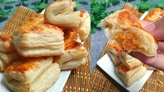 ADONAN DASAR PUFF PASTRY KHUSUS PEMULA TANPA MASUK KULKAS || EKONOMIS 4 BAHAN