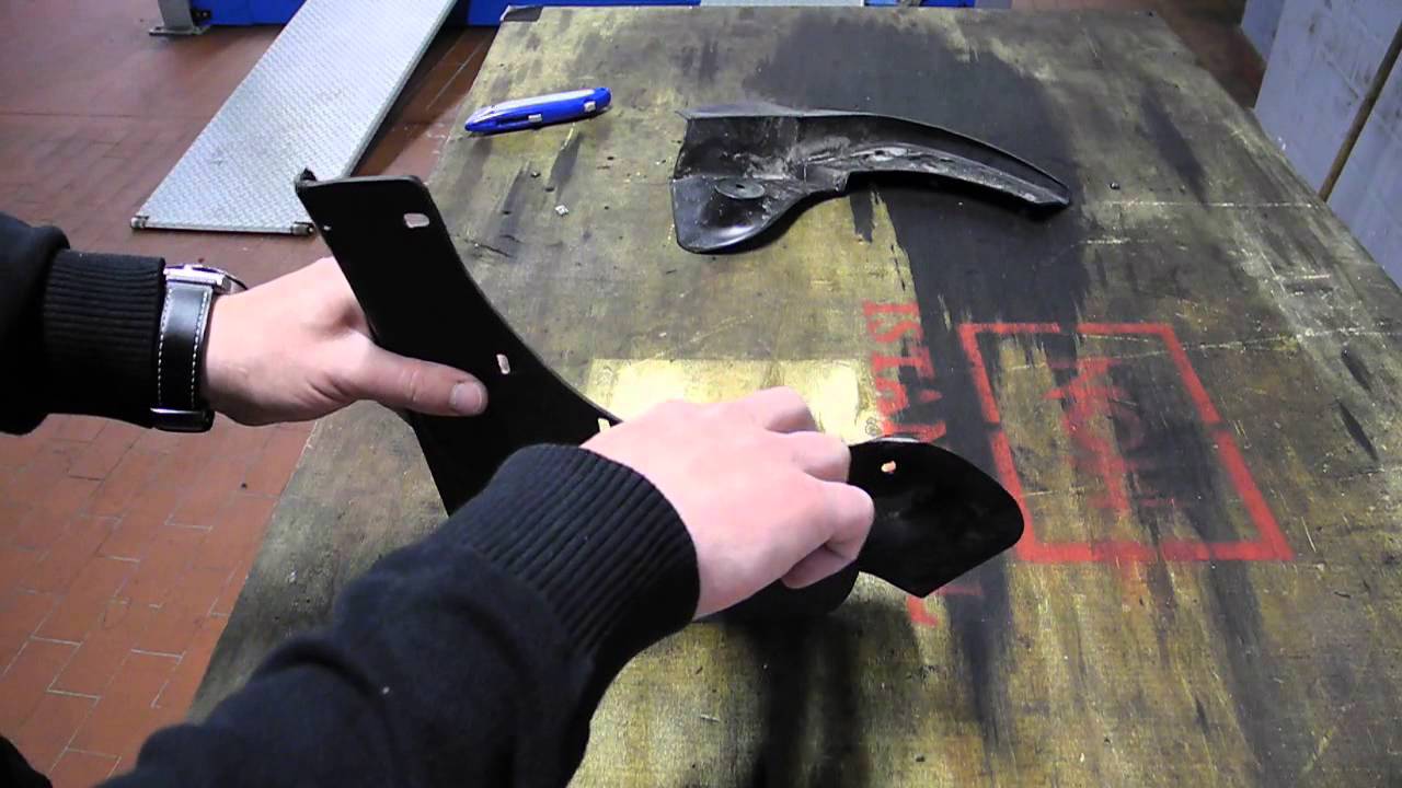 Dacia Duster Schmutzfänger vorn leicht Modifizieren YouTube