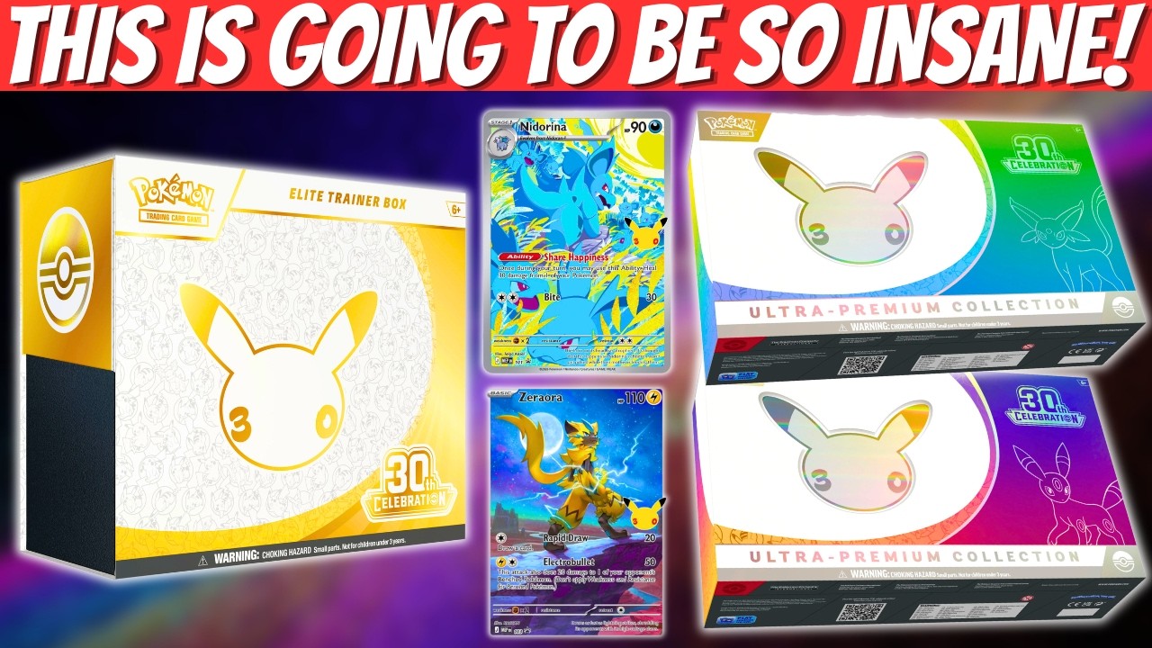 NEW Pokémon TCG 30th Anniversary Products Just Revealed! - YouTube